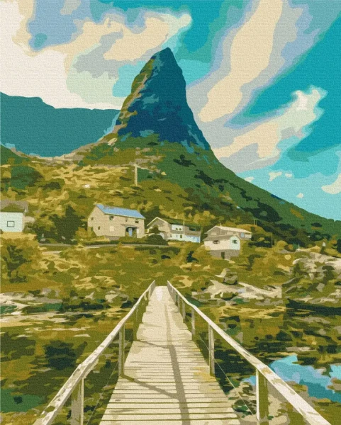Картина за номерами Мальовнича Норвегія  Brushme 48x60