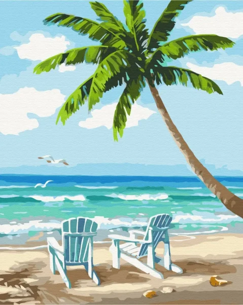 Картина за номерами Море на двох  Brushme 40x50