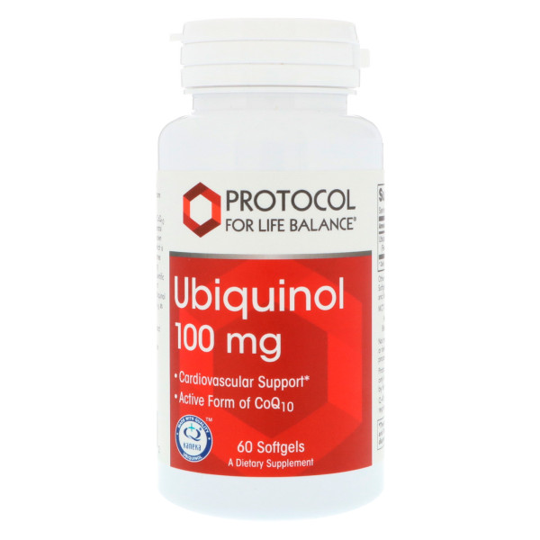 Убіхінол Protocol for Life Balance (Ubiquinol) 100 мг 60 гелевих капсул