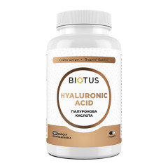 Гіалуронова кислота, Hyaluronic Acid, Biotus, 100 капсул