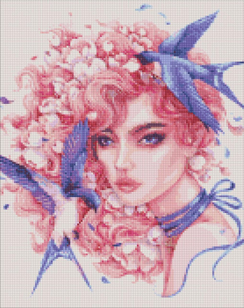 Набір алмазної мозаїки Мелодійна ©lesya_nedzelska_art 40x50 Ideyka