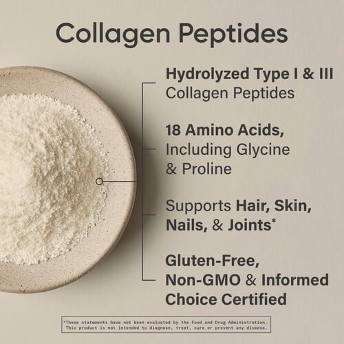 Коллагеновые пептиды Sports Research (Collagen Peptides) 480 г со вкусом ванили