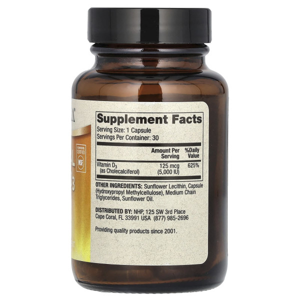 Вітамін Д3 ліпосомальний Dr. Mercola (Liposomal Vitamin D3) 5000 МО 30 капсул