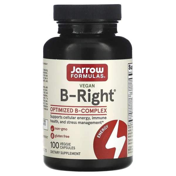 Вітаміни групи B комплекс Jarrow Formulas (B-Right) 100 капсул