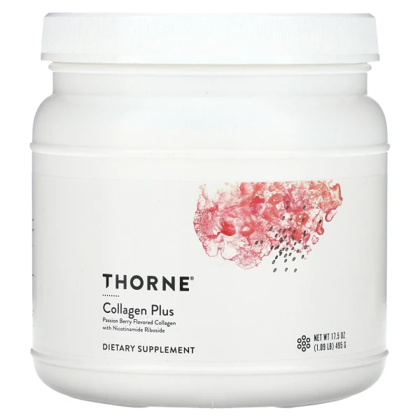 Коллаген плюс Thorne (Collagen Plus) 495 г со вкусом маракуи.
