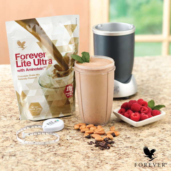 Коктейль Форевер Лайт Ультра з амінотеїном Forever Living Products (Forever Lite Ultra with Aminotein) зі смаком шоколаду 375 г