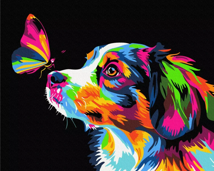 Картина за номерами Кольоровий дотик 40x50 Brushme