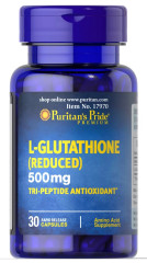 Глютатіон, L-Glutathione, Puritan's Pride, 30 капсул