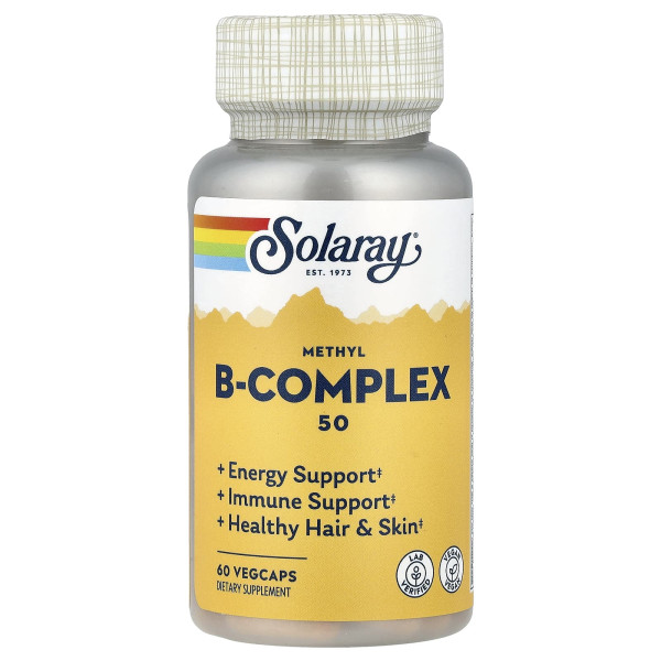 Вітаміни групи В Solaray (Methyl B-Complex 50) 60 капсул
