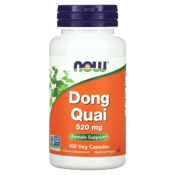 Дягіль лікарський Now Foods (Dong Quai) 520 мг 100 капсул