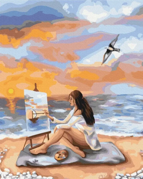 Картина за номерами Море натхнення  Brushme 40x50
