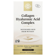 Колаген та Гіалуронова кислота Solgar (Collagen Hyaluronic Acid Complex) 30 таблеток