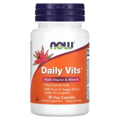 Мультивітаміни Now Foods (Daily Vits Multi Vitamin and Mineral) 30 капсул