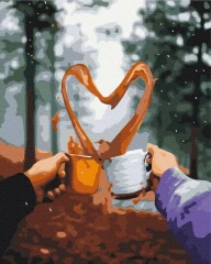 Картина по номерам Романтическое утро в лесу Brushme 48x60