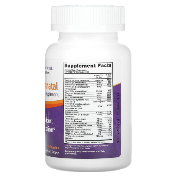 Поливитамины для женщин после родов Fairhaven Health (Nursing Postnatal Breastfeeding) 60 капсул