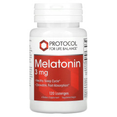 Мелатонин Protocol for Life Balance (Melatonin) 3 мг 120 леденцов
