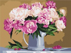 Картина за номерами Натюрморт з піонами 40x50 Brushme