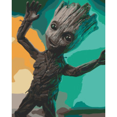 Картина за номерами Грут танцює 40x50 см Art Craft