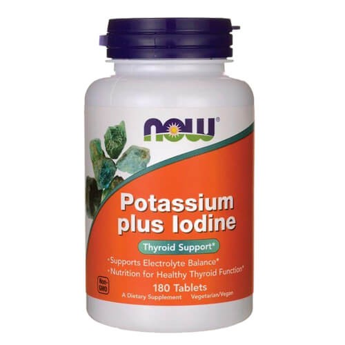Калій плюс йод Now Foods (Potassium Plus Iodine) 180 таблеток