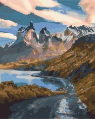 Картина за номерами Гірський серпантин  Brushme 48x60