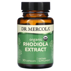 Dr. Mercola, екстракт органічної родіоли, 30 капсул