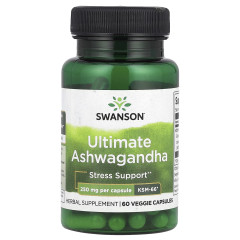 Ашвагандха екстракт кореня Swanson (Ultimate Ashwagandha) 250 мг 60 капсул