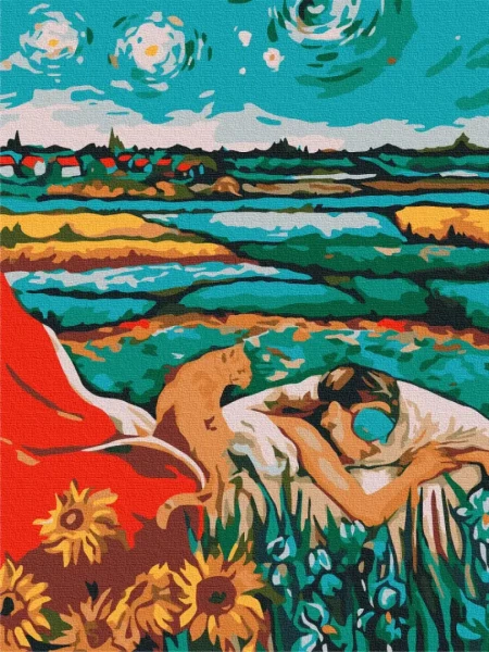 Преміум картина за номерами Зоряна Одрі © Viktoriya Kovalenko Brushme 40x50