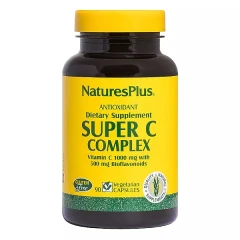 Супер комплекс Вітаміну С Nature's Plus із біофлавоноїдами 1000 мг 500 мг (Super C Complex) 90 капсул