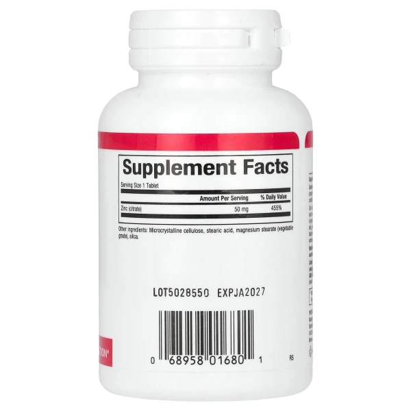 Цинк цитрат Natural Factors (Zinc Citrate) 50 мг 90 таблеток