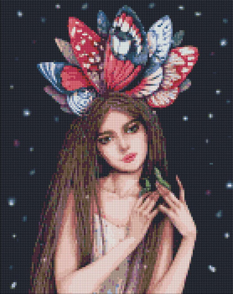 Набір алмазної мозаїки Барви метеликів ©lesya_nedzelska_art 40x50 Ideyka