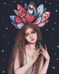 Набір алмазної мозаїки Барви метеликів ©lesya_nedzelska_art 40x50 Ideyka