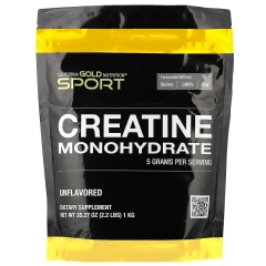 Моногидрат креатина California Gold Nutrition (Sport Creatine Monohydrate) 1 кг с нейтральным вкусом