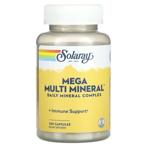 Мультимінеральний комплекс Solaray (Mega Multi Mineral) 100 капсул