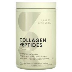 Коллагеновые пептиды Sports Research (Collagen Peptides) 454 г безвкусно