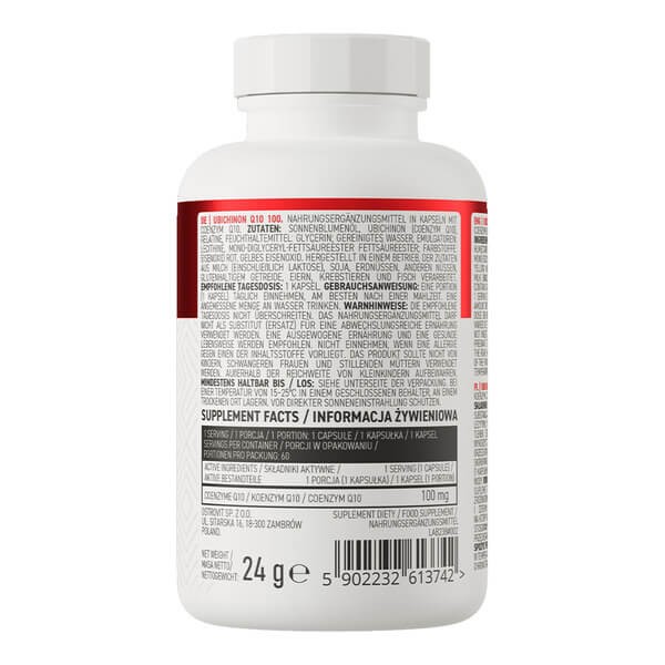 Убихинон Q10 100 мг OstroVit (Ubiquinone Q10) 60 капсул