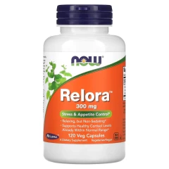 Релора NOW Foods (Relora) 300 мг 120 рослинних капсул