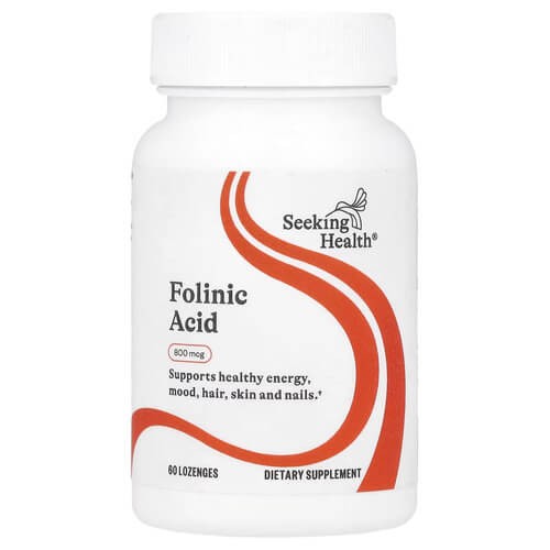 Фолінова кислота 800 мкг Seeking Health (Folinic Acid) 60 таблеток