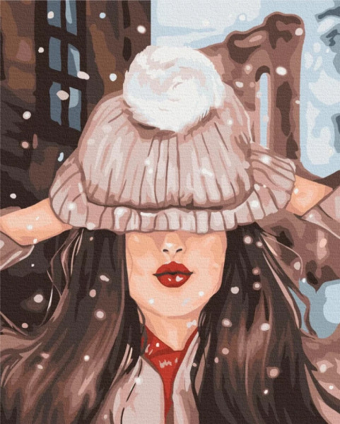 Картина за номерами Перший сніг  Brushme 48x60