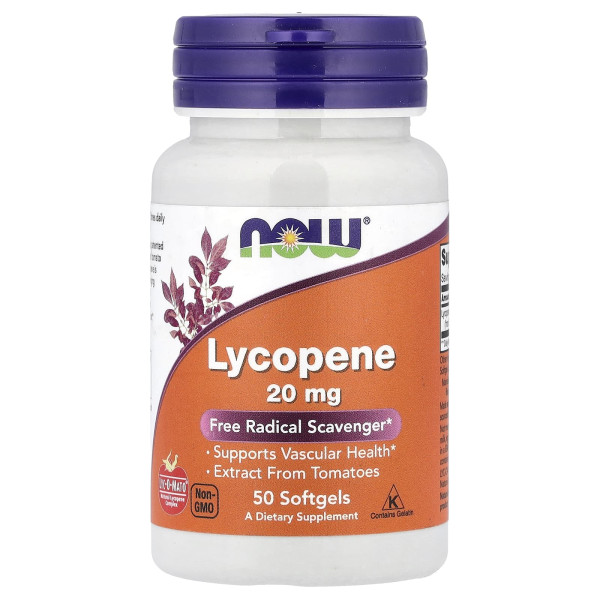 Лікопен Now Foods (Lycopene) 20 мг капсули