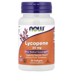 Лікопен Now Foods (Lycopene) 20 мг капсули