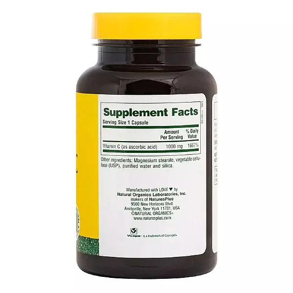 Вітамін C Nature's Plus 1000 мг (Vitamin C) 90 вегетаріанських капсул