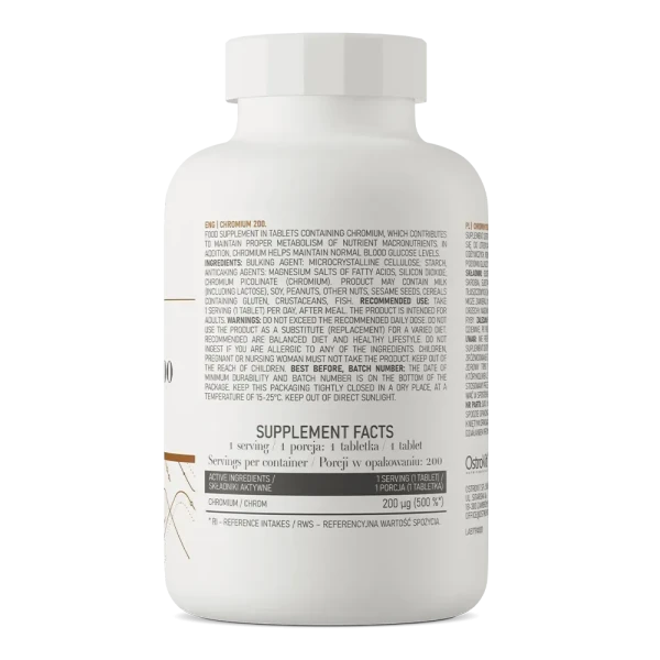 Хром Ostrovit Chromium 200 200 таблеток