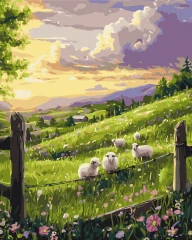 Картина за номерами Весняна галявина 40x50 Brushme