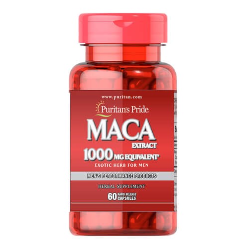 Мака 1000 мг Puritan's Pride (Maca Exotic Herb for Men) 60 капсул