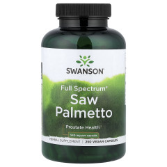 Ягоди пальми сереноа Swanson (Full Spectrum Saw Palmetto) 540 мг 250 капсул