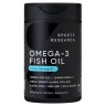 Омега-3 рыбий жир тройной концентрации Sports Research (Omega-3 Fish Oil Triple Strength) 90 жидких капсул