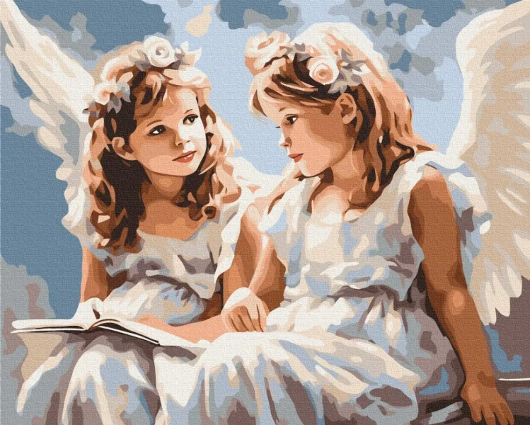 Картина за номерами Ангелята  Brushme 40x50