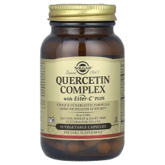 Кверцетин комплекс із естер-C плюс Solgar (Quercetin complex) 500 мг 50 капсул