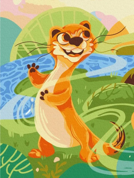 Картина по номерам Танцующая ластица © Didevych Kateryna Brushme 30x40