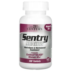 Полівітаміни та мультимінерали (Sentry Senior Women's 50+) 100 таблеток